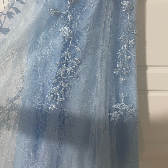 Light blue prom dress (right pictured) - Picture 4 of 7